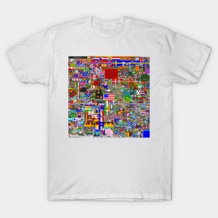 r/Place Map 8k T-Shirt